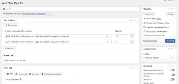 Gotowy koszyk jednym kliknięciem w WooCommerce – Link do gotowego zamówienia